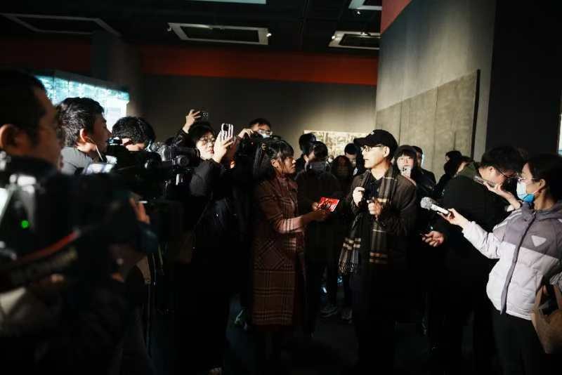 第三届济南国际双年展媒体采访现场 02